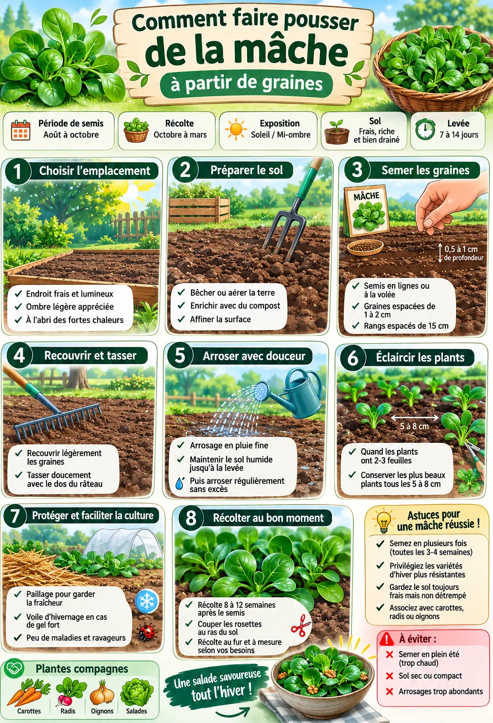 jardin potager mache